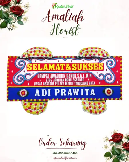 Papan Bunga Ucapan Selamat Sei Beduk